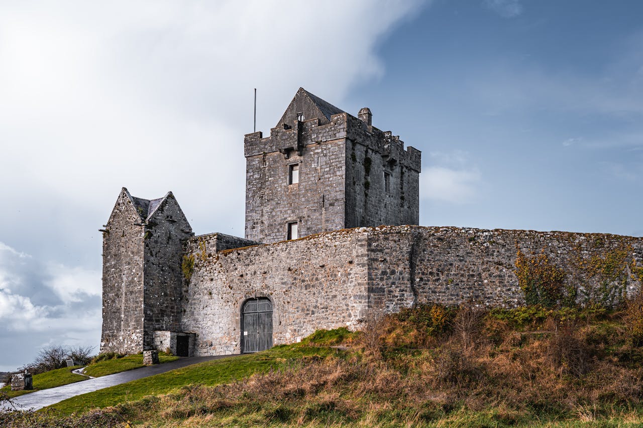Castle on the Northern Ireland coast