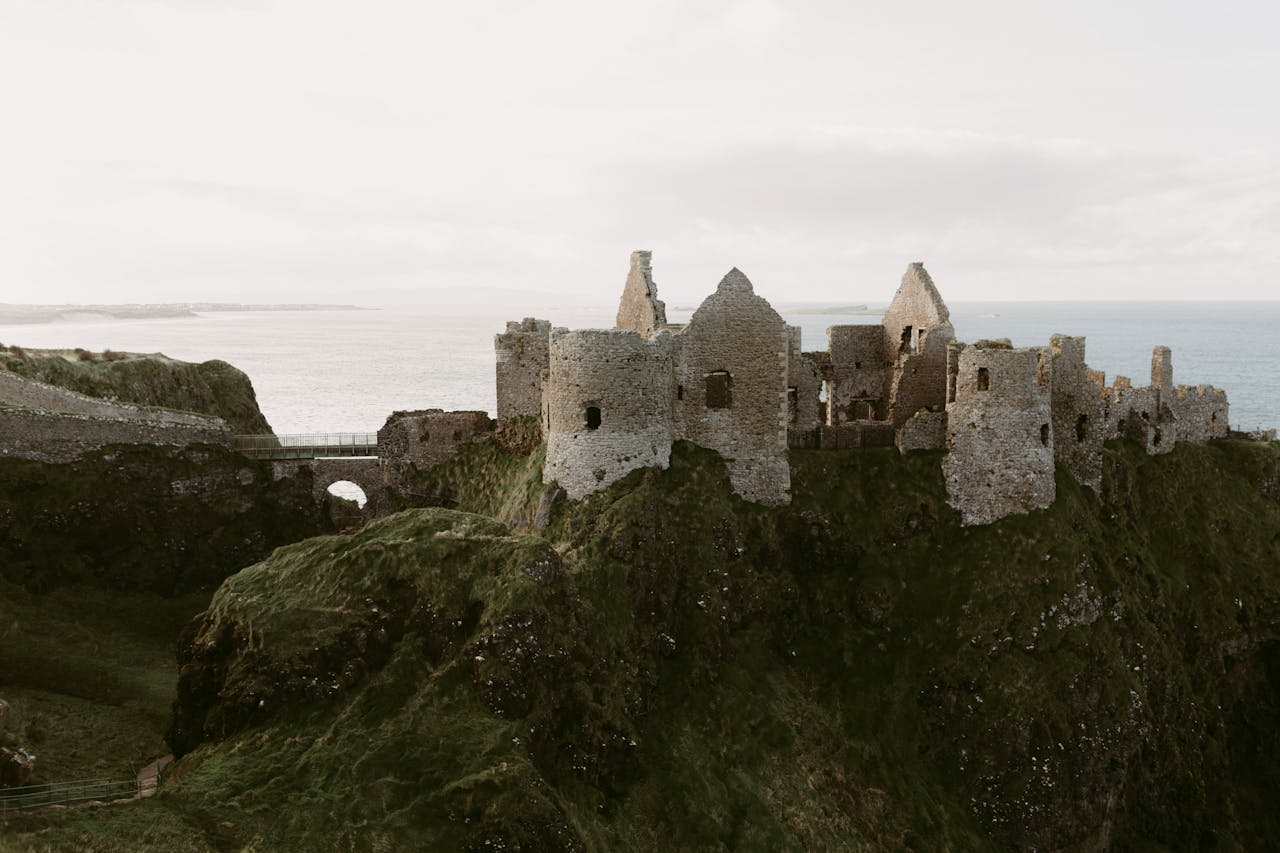 Dunluce Castle on the Antrim coast