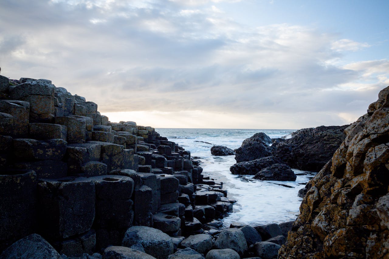 Giant's Causeway basalt columns