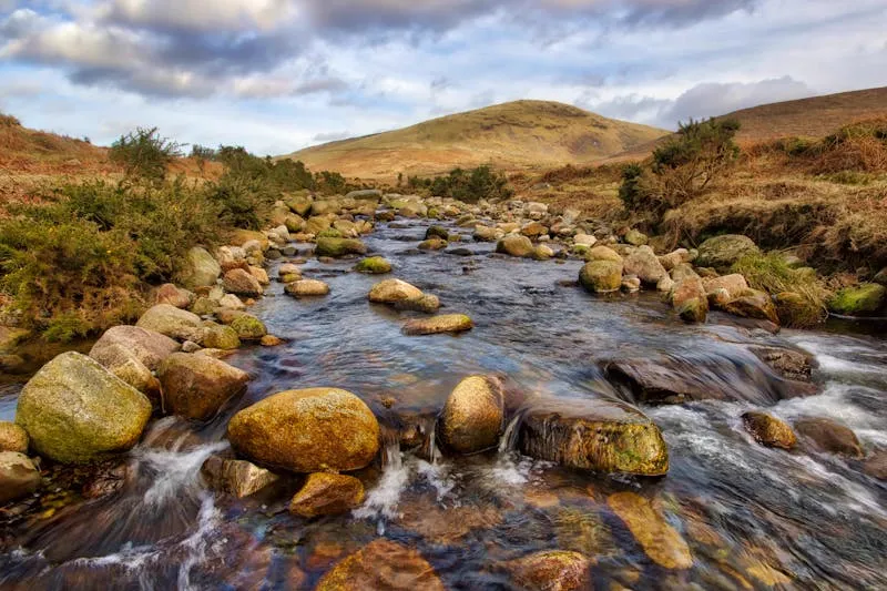 Mourne Mountains panoramic view